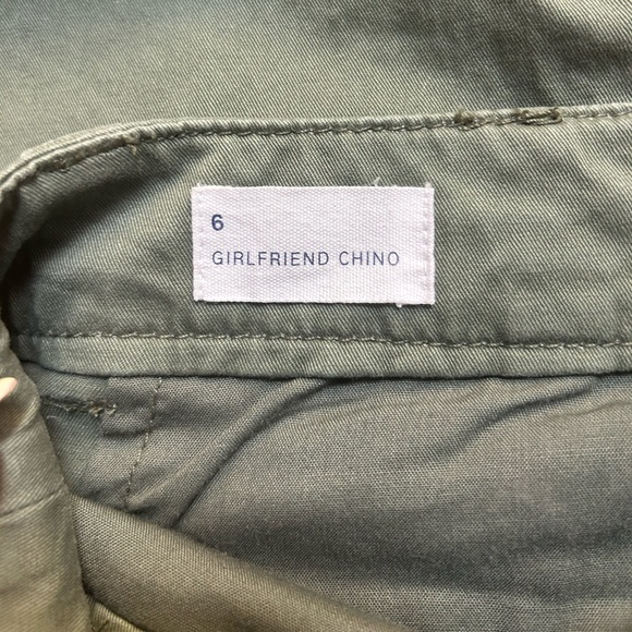 GAP Girlfriend Midrise olive Chino Pants Perfect 90’s preppy online sold out - Picture 4 of 10